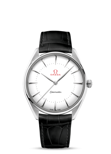 Omega Seamaster Master Co-Axial 39.5 Olympic Games Gold Canopus / Enamel / Alligator